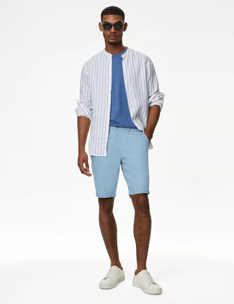 Linen Rich Chino Shorts