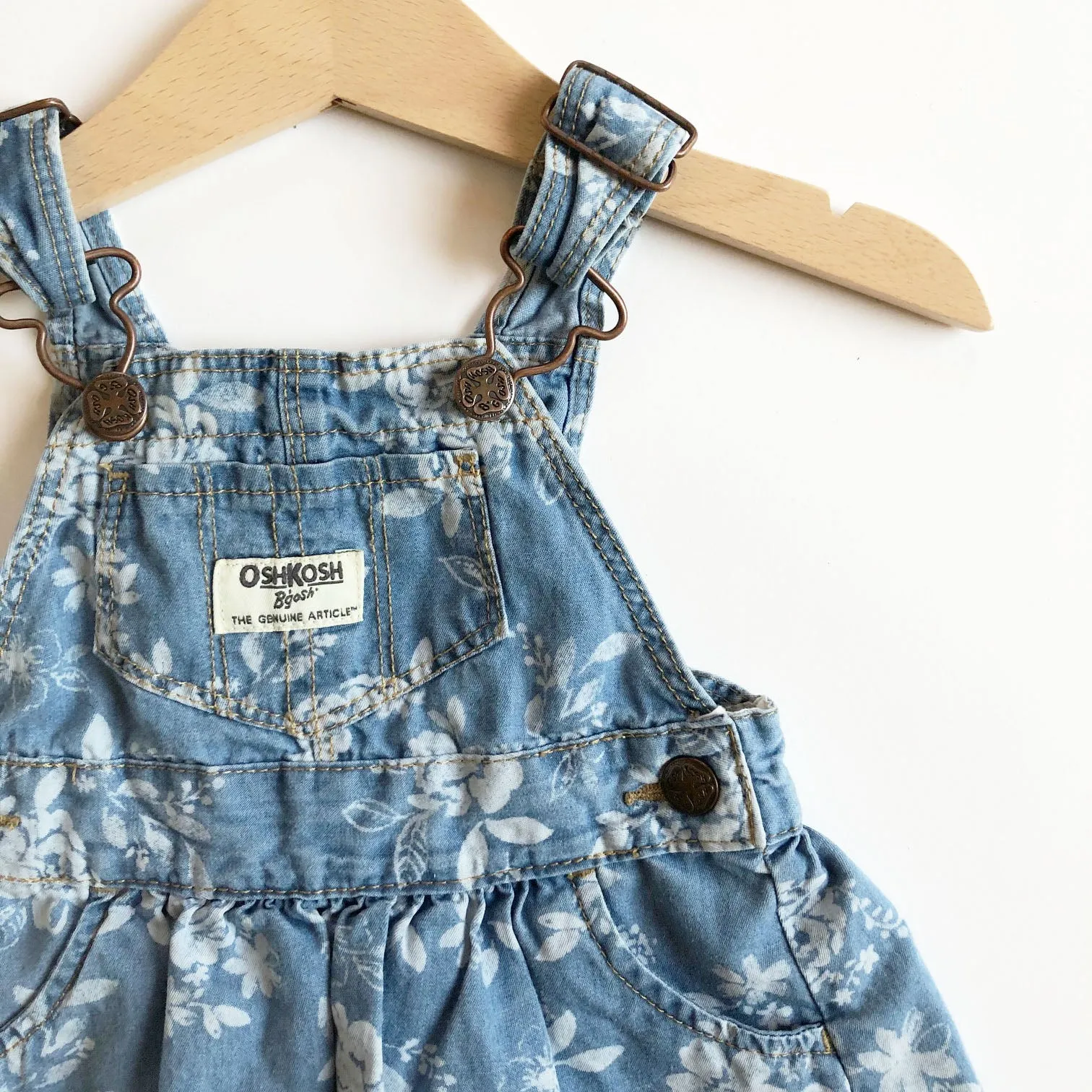 Little Vintage Osh Kosh Overall dress size 9-12 months