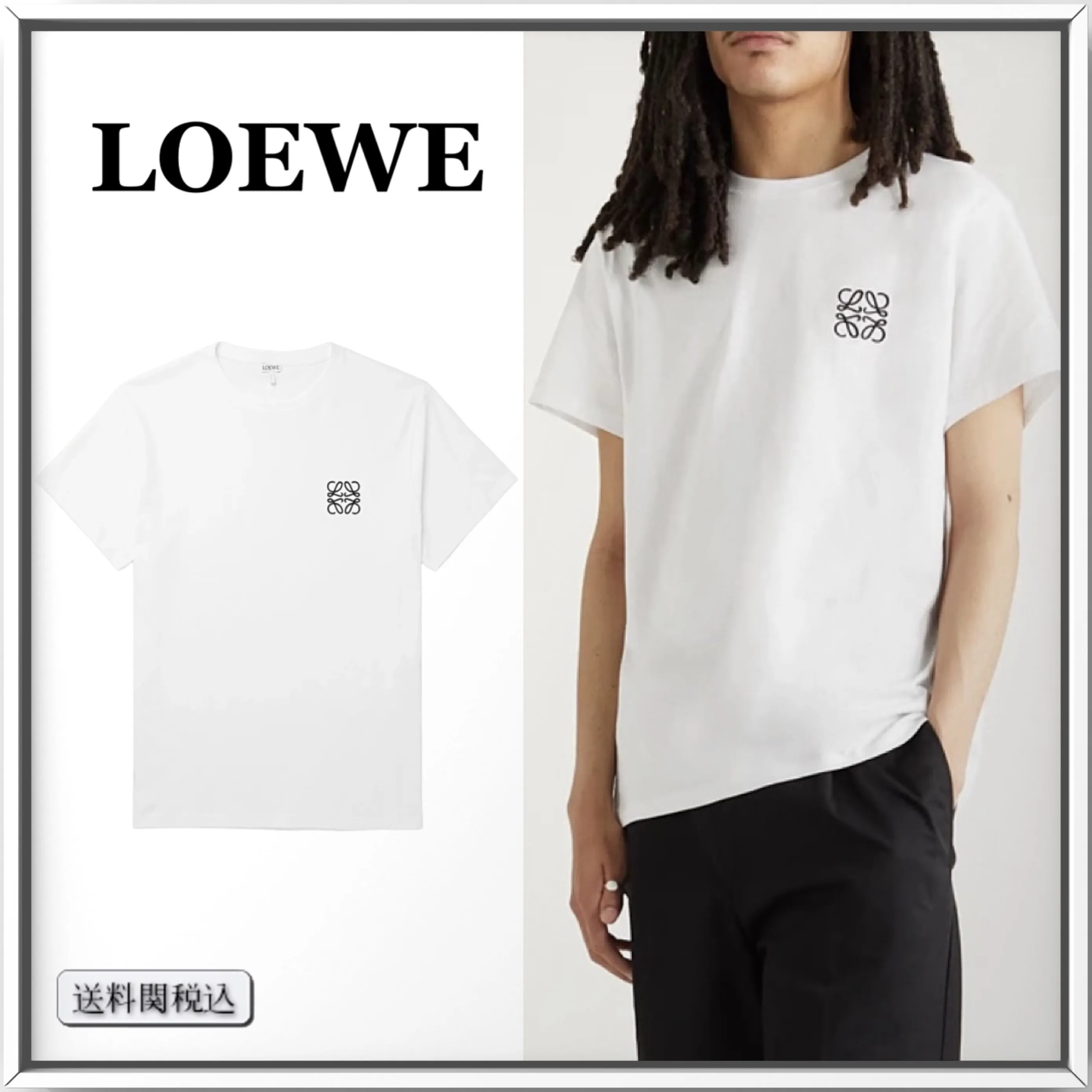 LOEWE  |Cotton Short Sleeves Logo Luxury FX Advantage / Exclusive