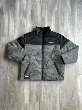 Loiter Camo Puffer Reflective Jacket - M