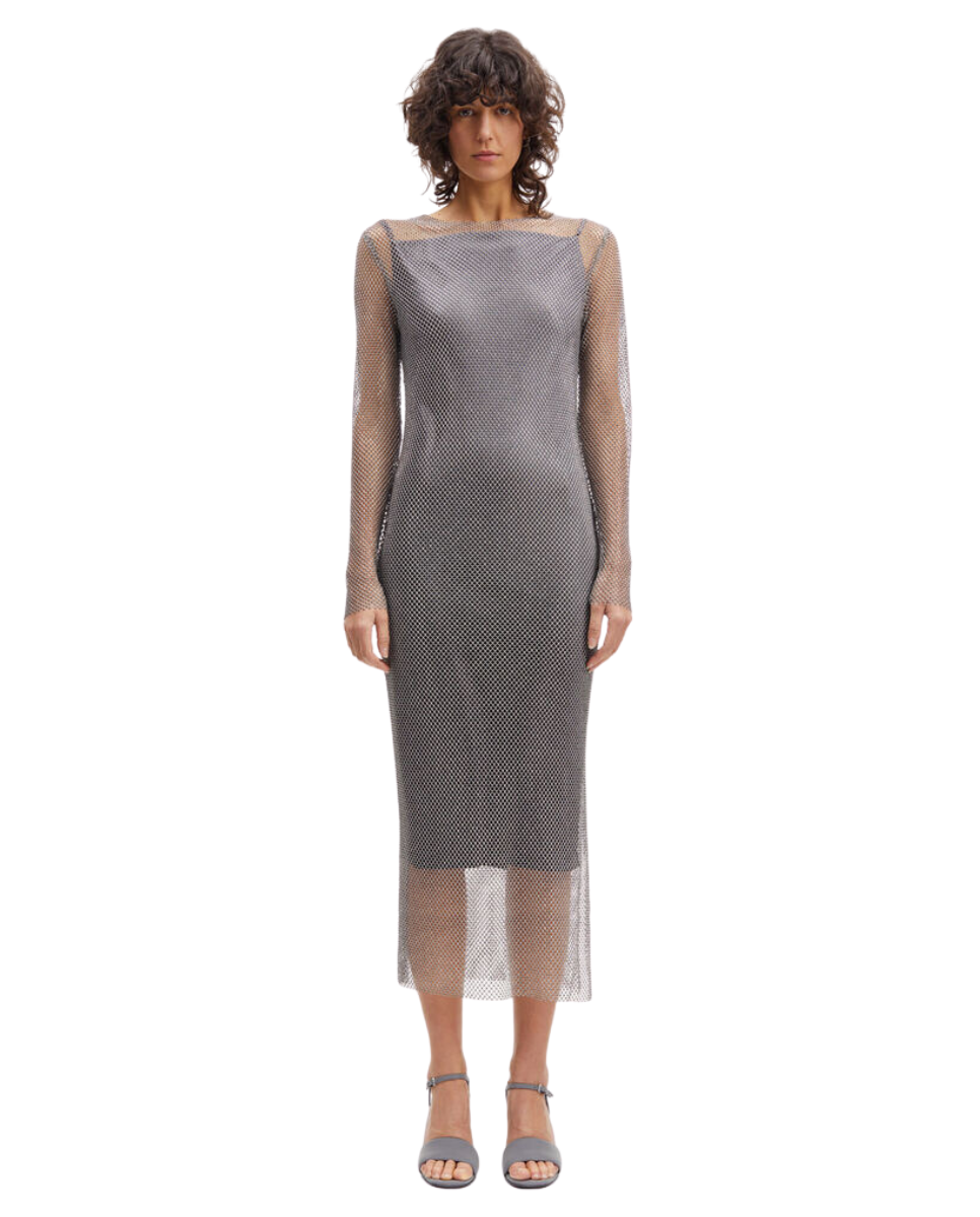 Magda Dress Light Grey