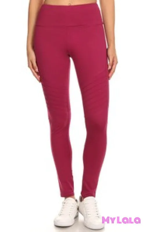 Magenta Pleated Activewear (Yoga Band)