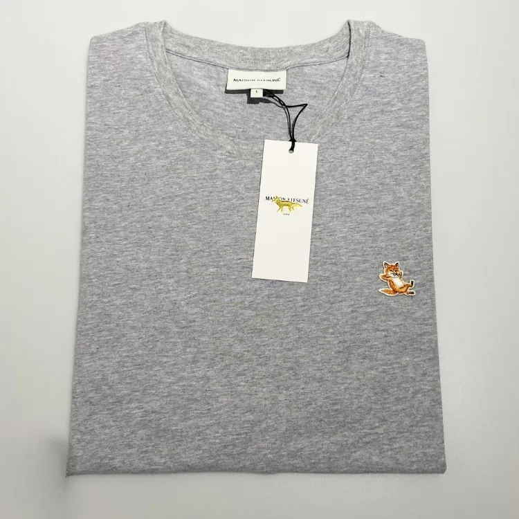 MAISON KITSUNE  |Plain Cotton Logo Designers T-Shirts