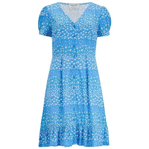 Marigold SUGARHILL Vintage Style Ditsy Tea Dress