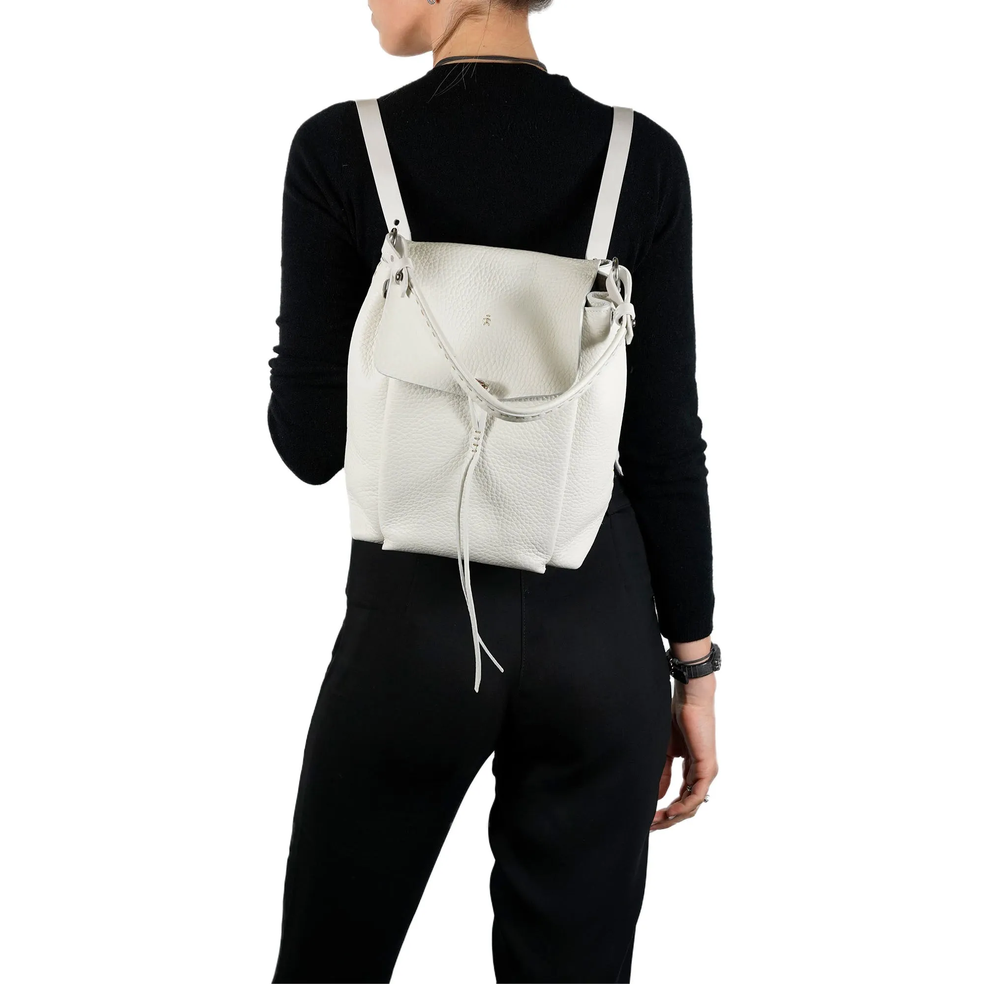 Marika Backpack S Greca Rhino Chalk White