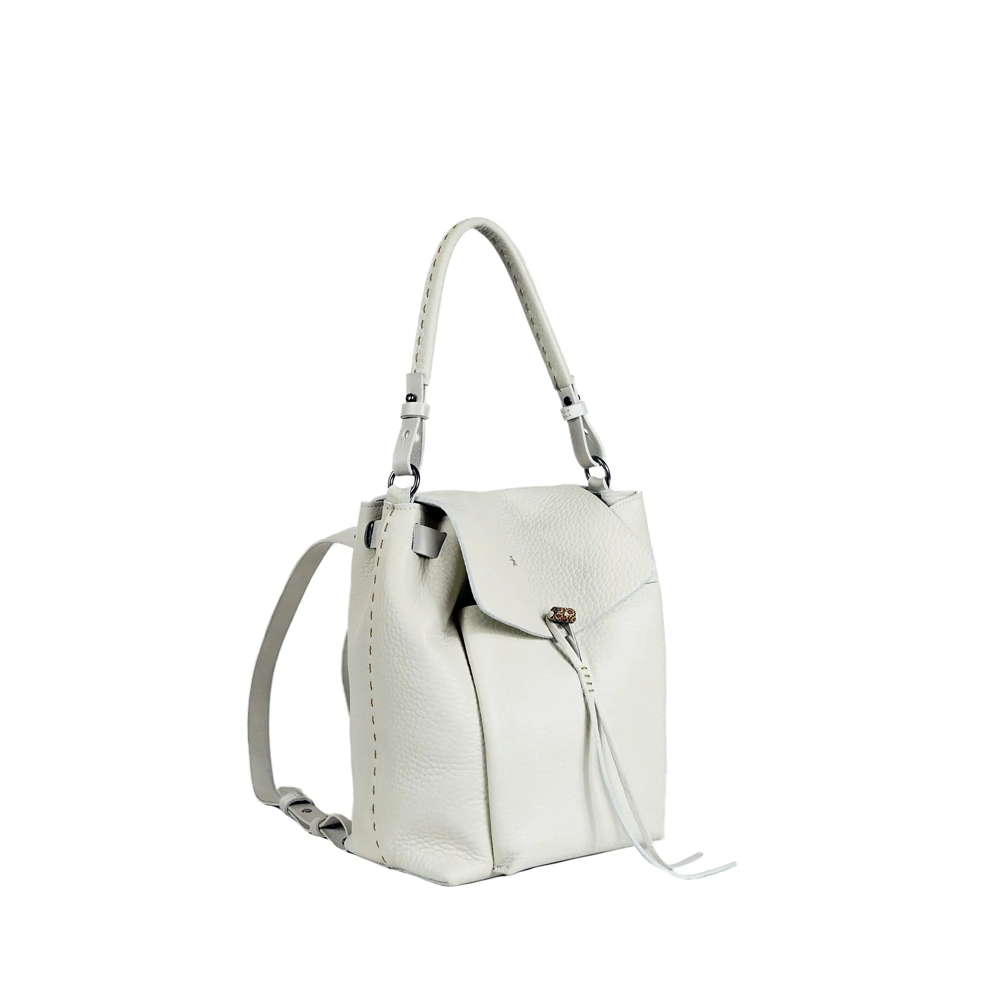 Marika Backpack S Greca Rhino Chalk White