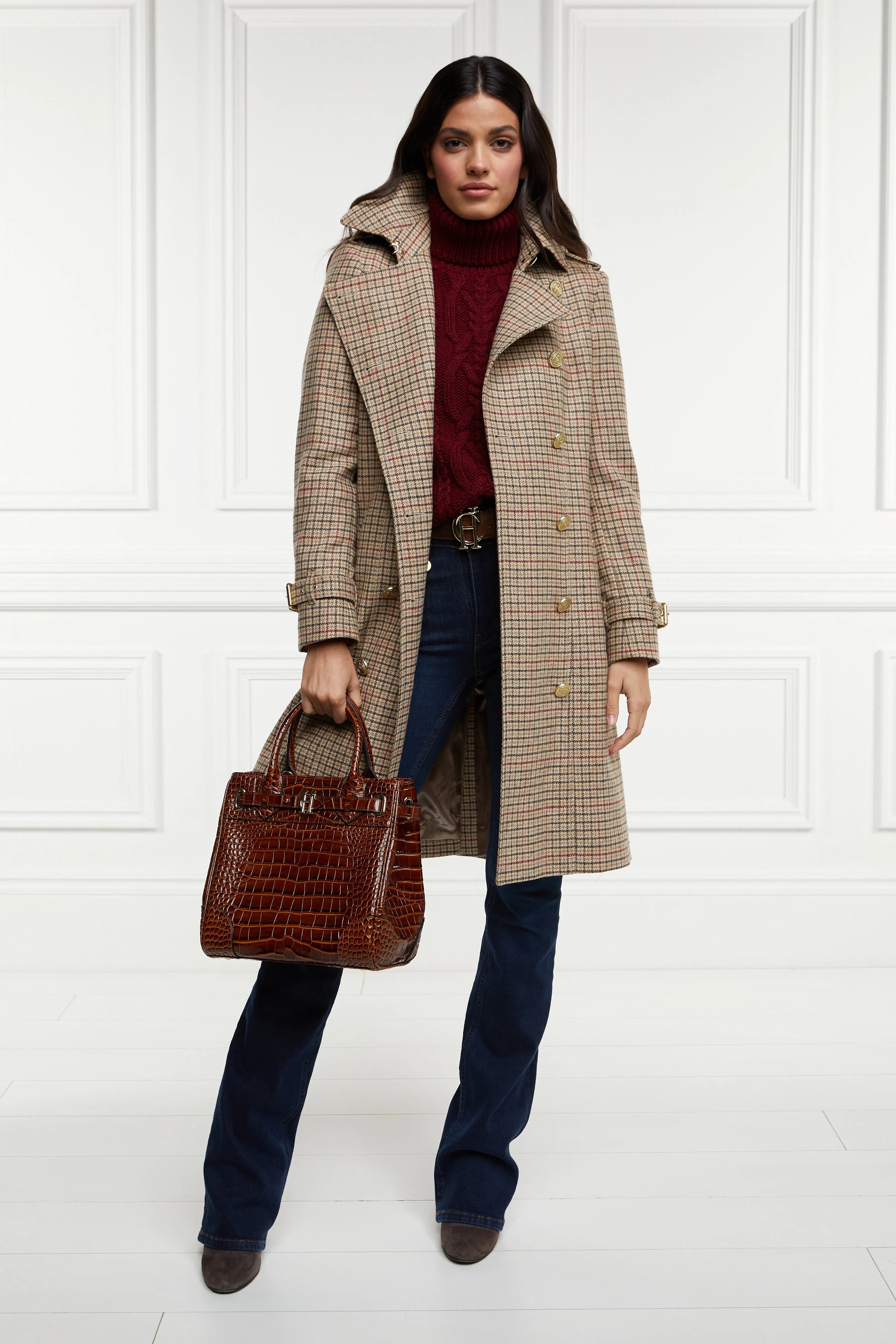 Marlborough Trench Coat (Charlton Tweed)