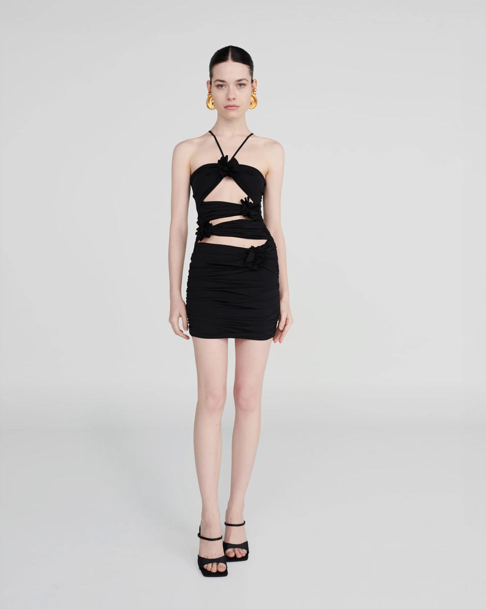 Maygel Coronel - Coari Mini Dress - Black