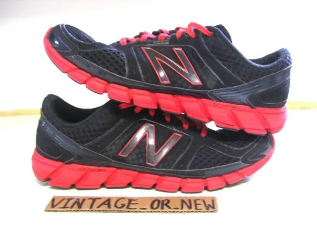 Men's new balance 750v1 black red m750br1 running shoes sz 14 d