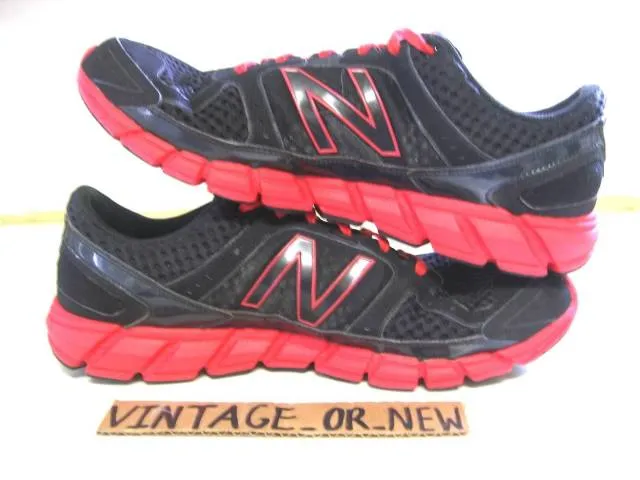 Men's new balance 750v1 black red m750br1 running shoes sz 14 d