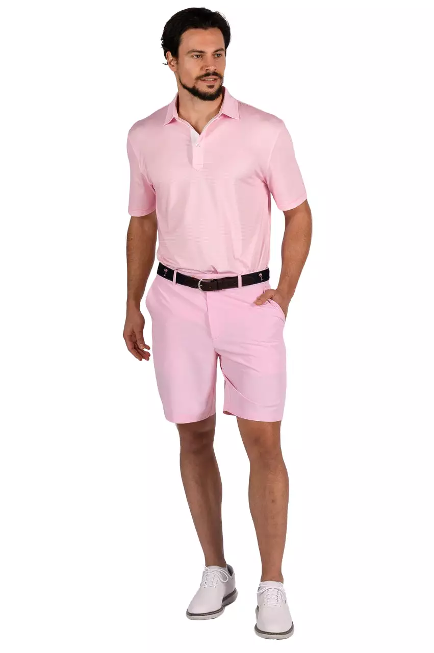 Men's Striped Performance Polo