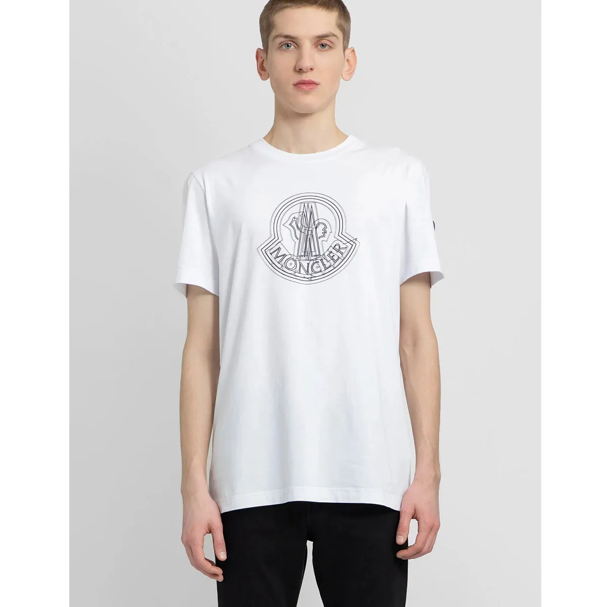 MONCLER  |Cotton Short Sleeves Logo T-Shirts