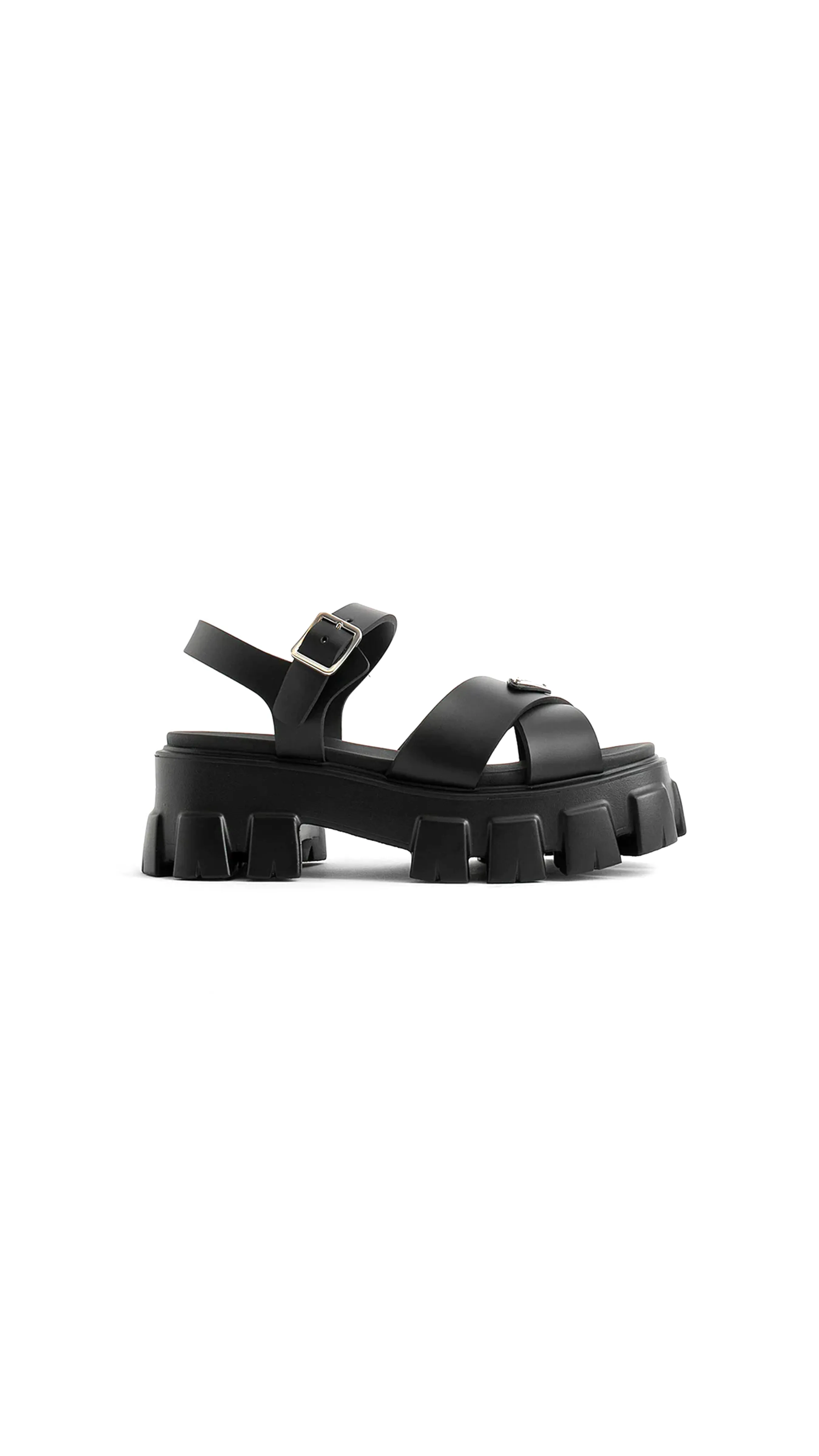 Monolith Rubber Sandals - Black