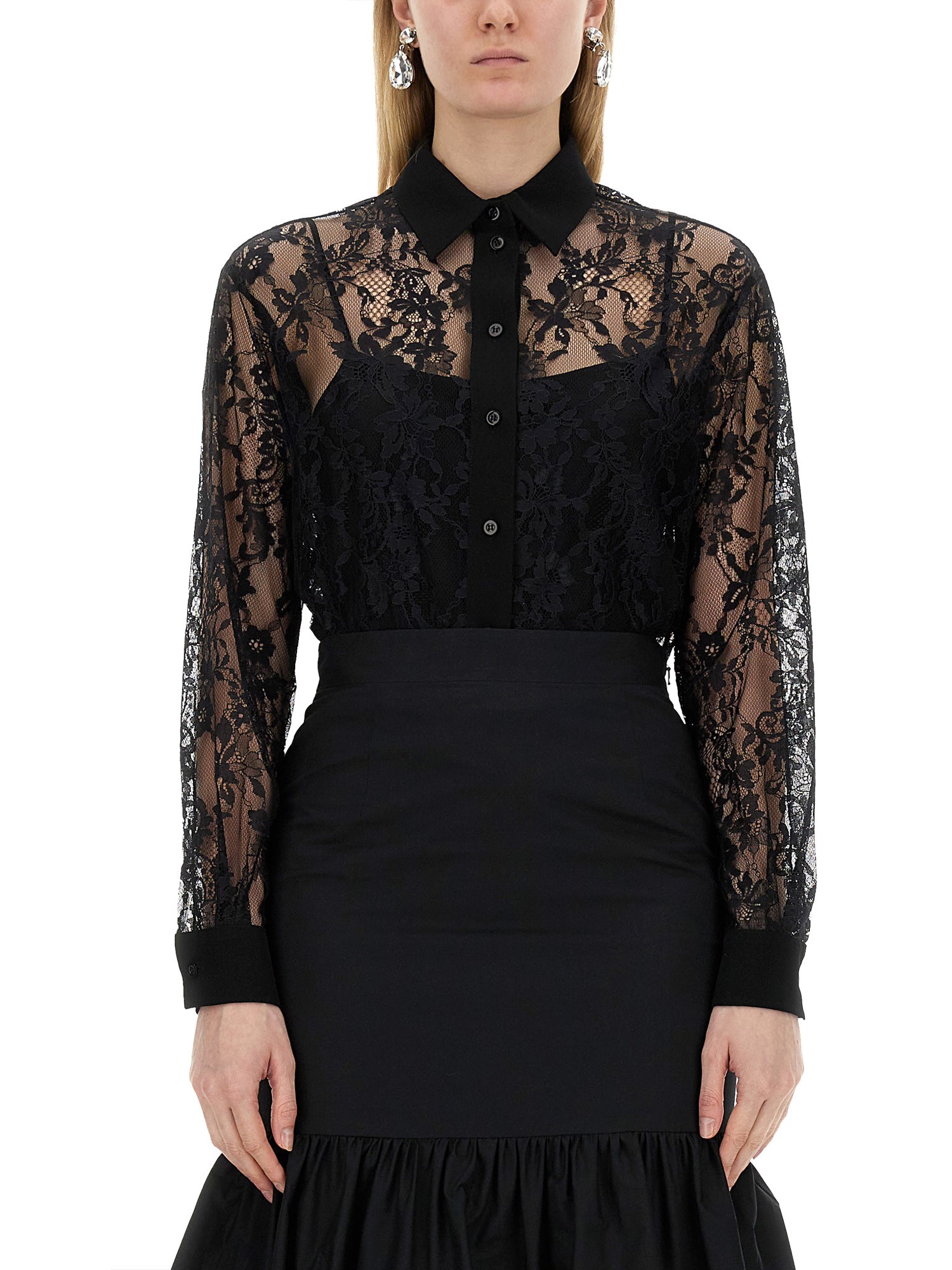 MOSCHINO    LACE SHIRT