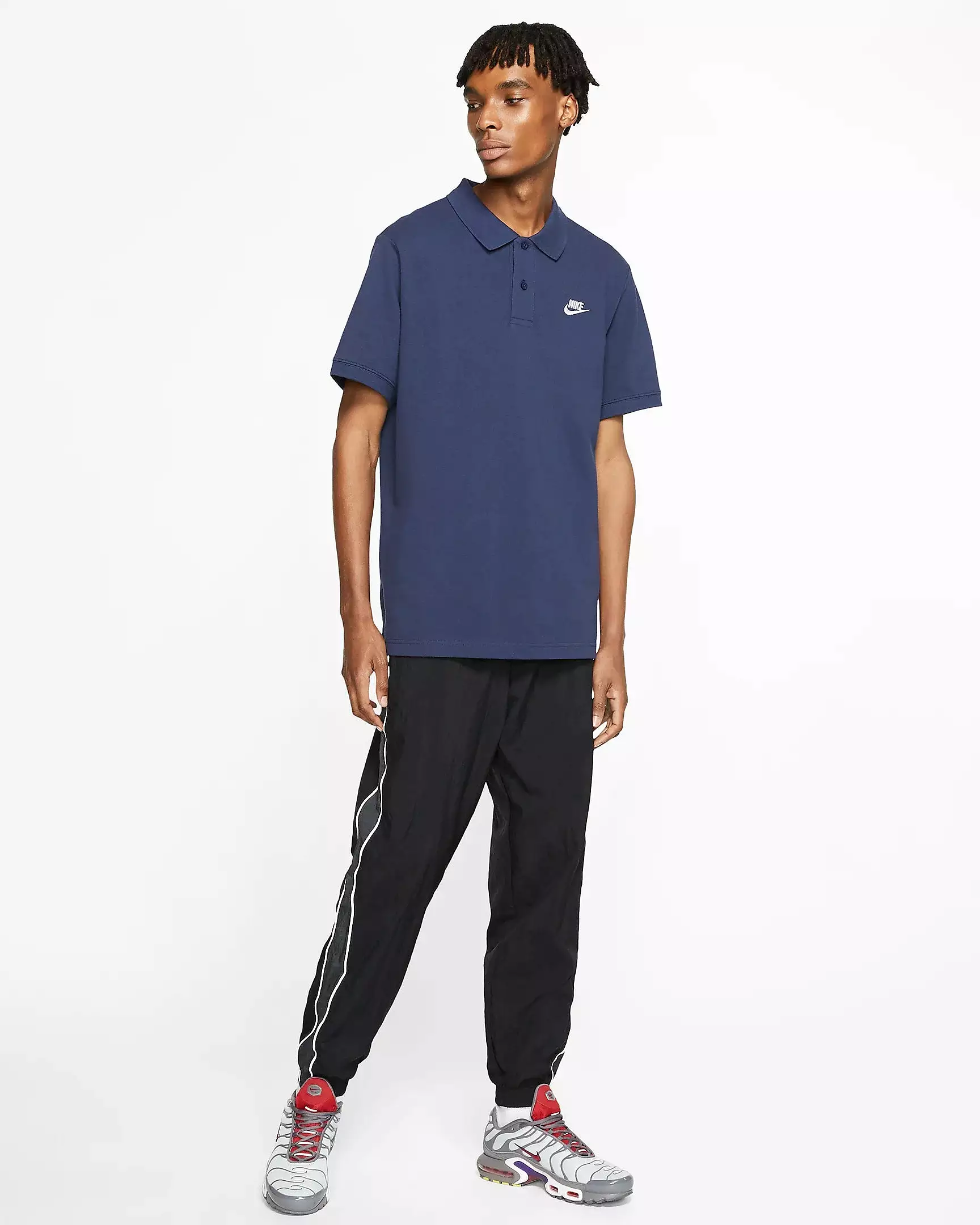 NIKE MEN'S SPORTSWEAR NAVY POLO TEE