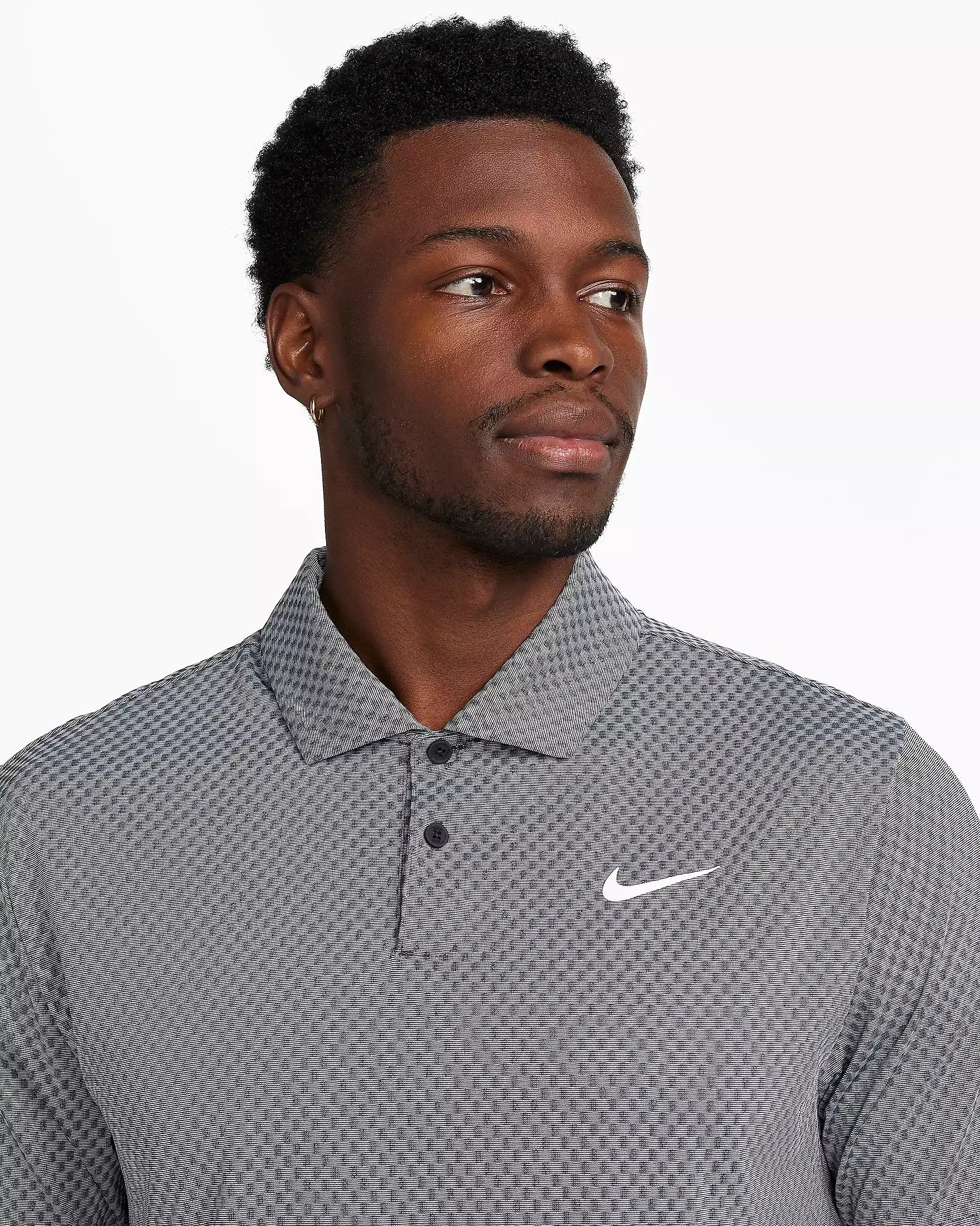 Nike Tour Men's Dri-FIT Golf Polo - Black/Dark Smoke Grey/Light Smoke Grey/White SS24