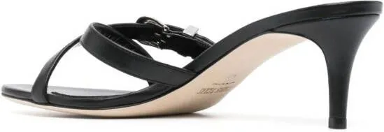 Paris Texas Regina 55mm leather mules Black