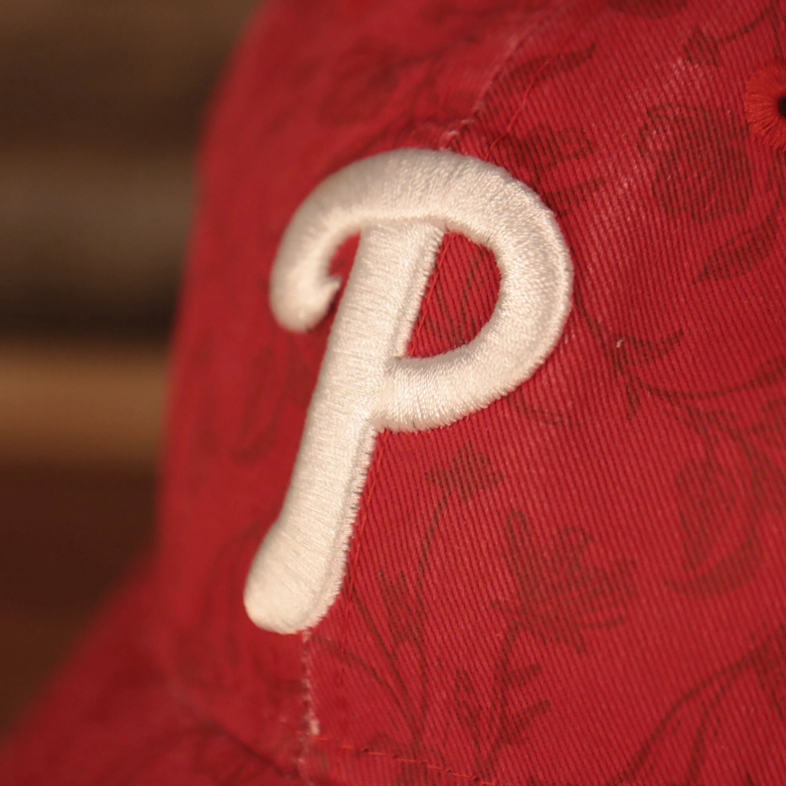 Philadelphia Phillies Floral Pattern Red Child 9Twenty Adjustable Dad Hat