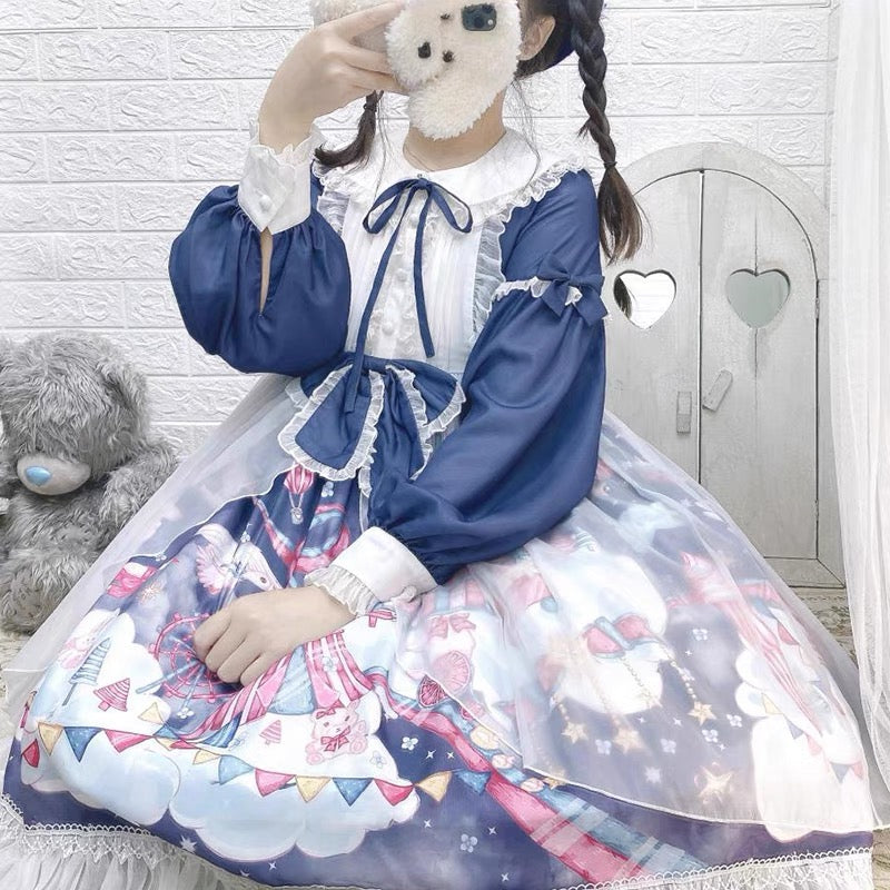 Plus size lolita dress more kawaii candy world