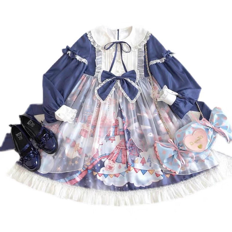 Plus size lolita dress more kawaii candy world