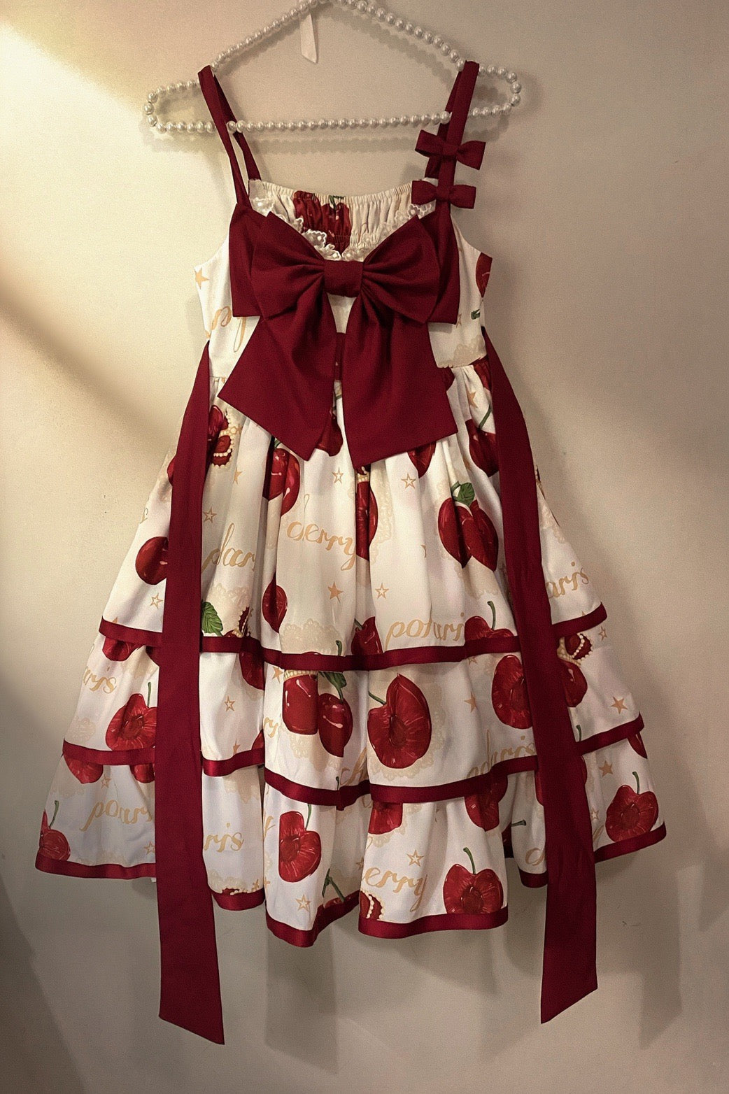 Pre-order 2022 SS cherry crown Lolita jump skirt dress