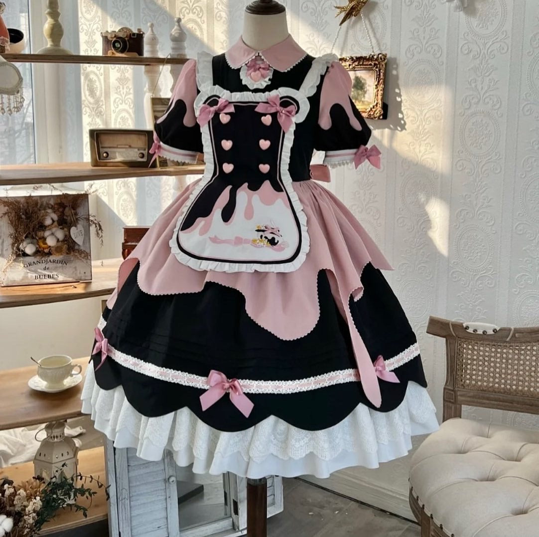 Pre-order honey bear Lolita dress