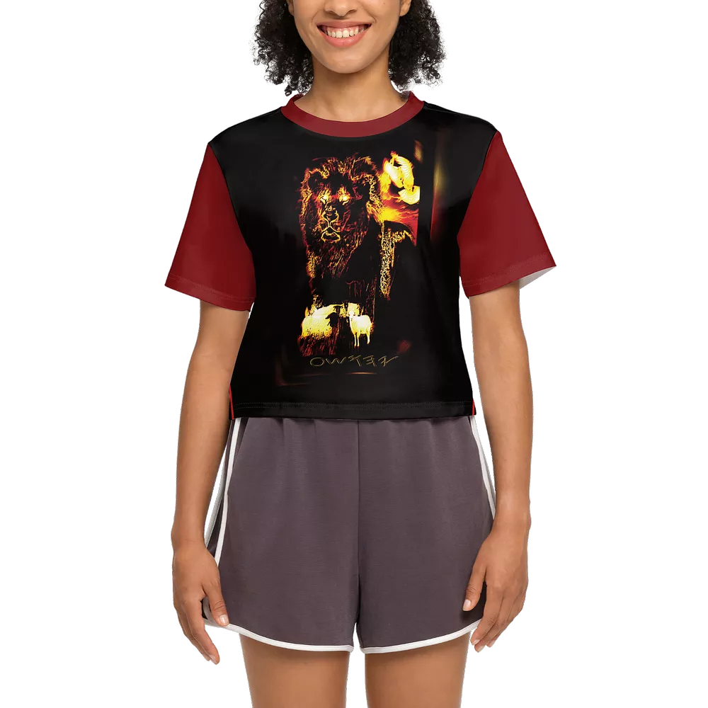 Prince of Peace 01-01 Designer Cropped High Performance SORONA T-shirt