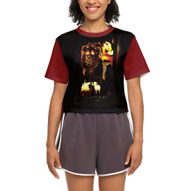 Prince of Peace 01-01 Designer Cropped High Performance SORONA T-shirt