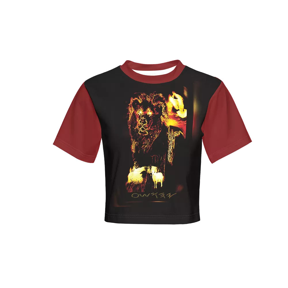 Prince of Peace 01-01 Designer Cropped High Performance SORONA T-shirt