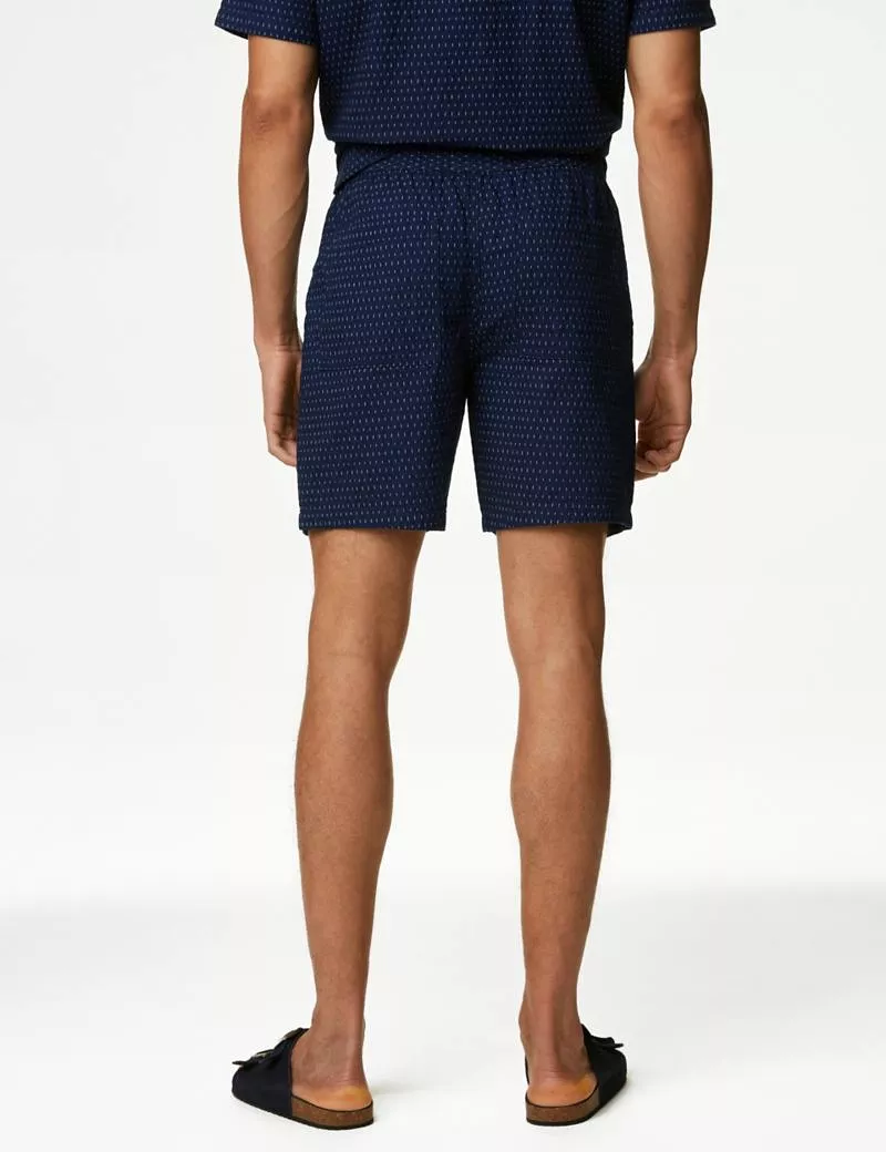 Pure Cotton Elasticated Waist Shorts