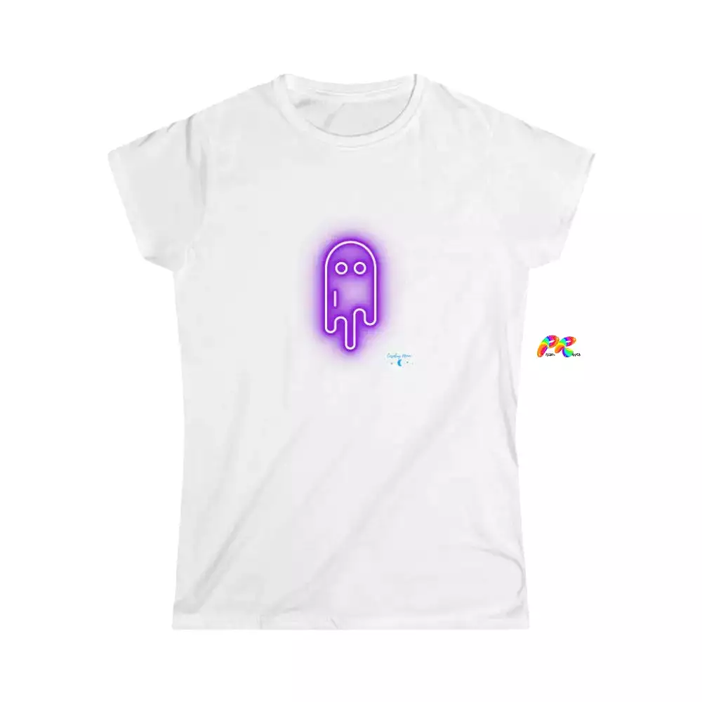 Purple Ghost Women's Softstyle T-Shirt