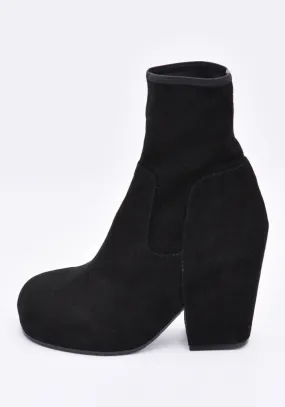 RANDOM IDENTITIES BOOT-03 SUEDE BOOTS BLACK