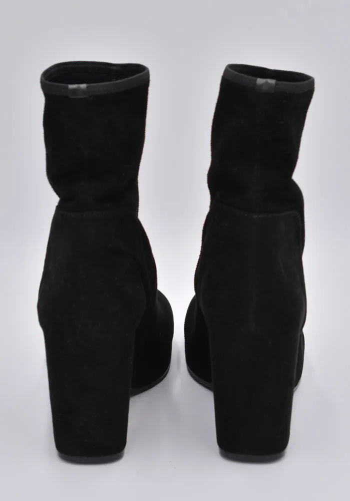 RANDOM IDENTITIES BOOT-03 SUEDE BOOTS BLACK