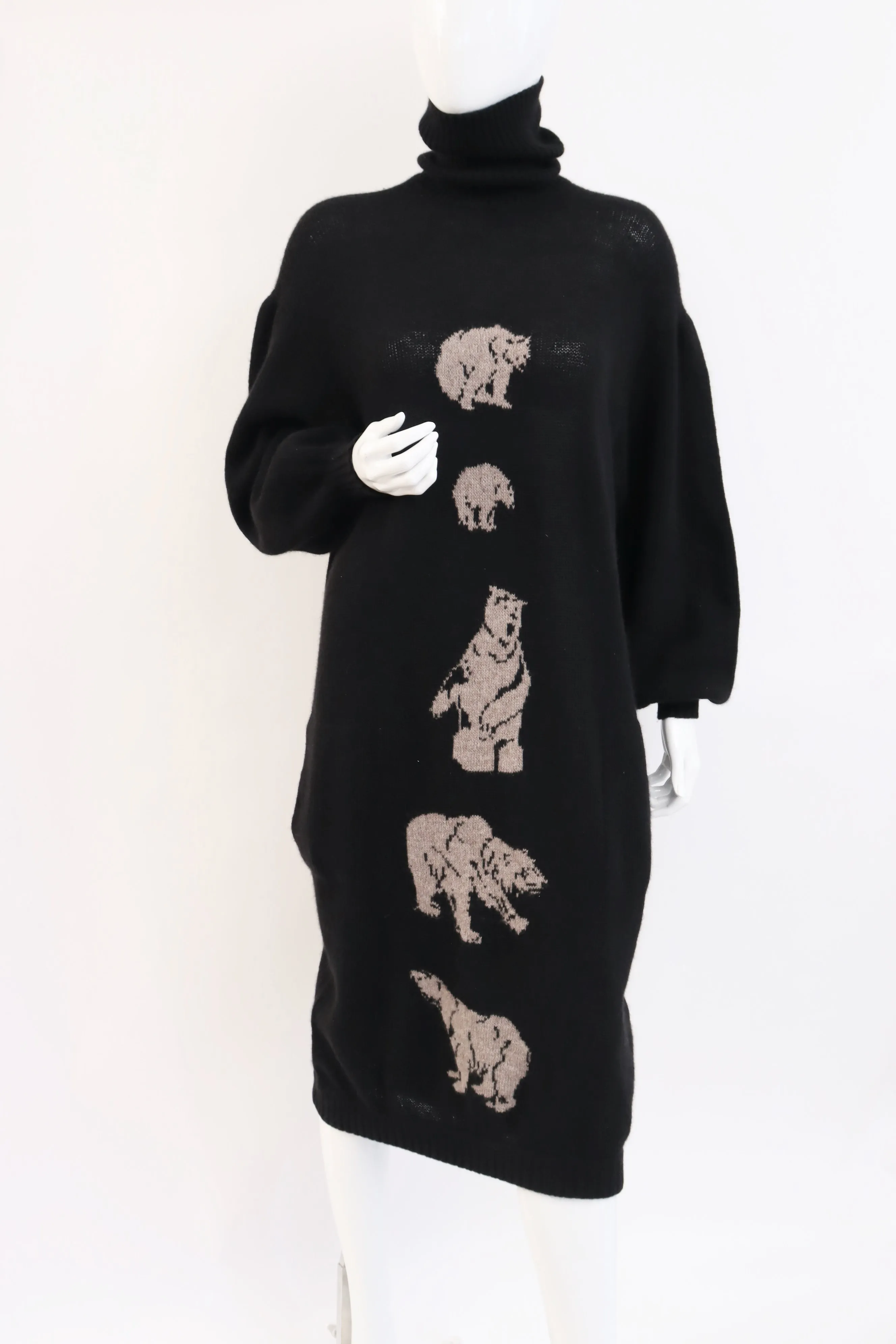 Rare Vintage 80's KRIZIA Polar Bear Dress