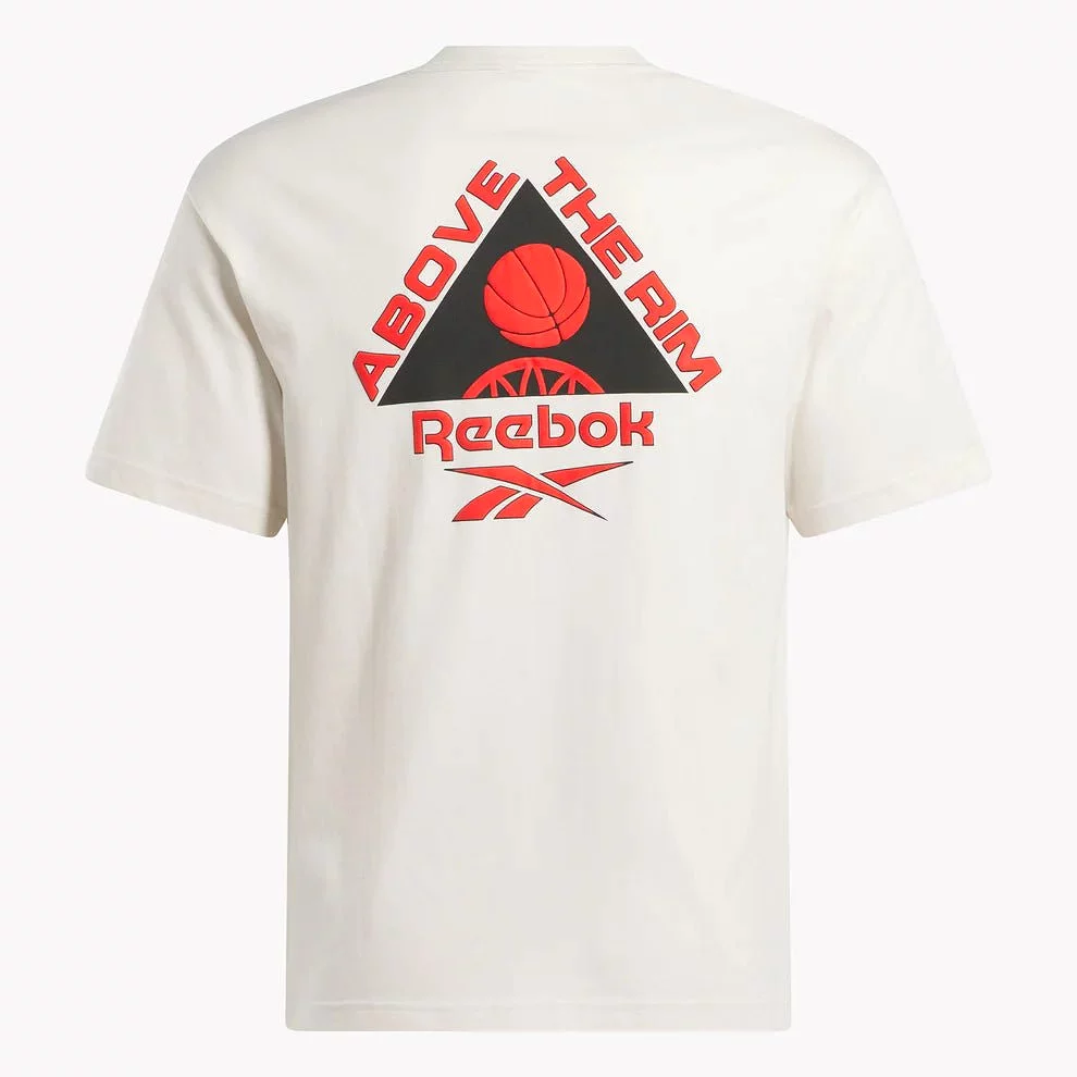 REEBOK MEN'S ATR HOOPWEAR CREAM TEE