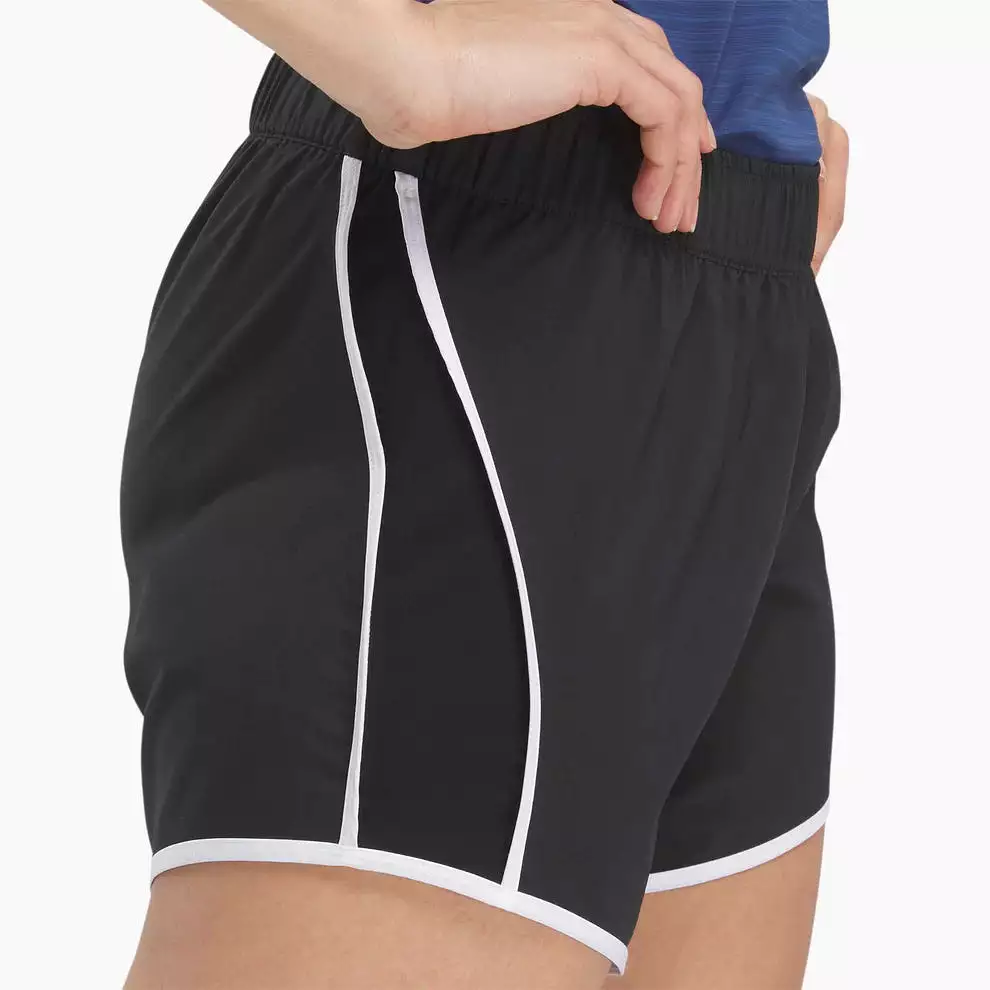 REEBOK WOMEN'S ID TRAIN WOVEN BLACK SHORTS