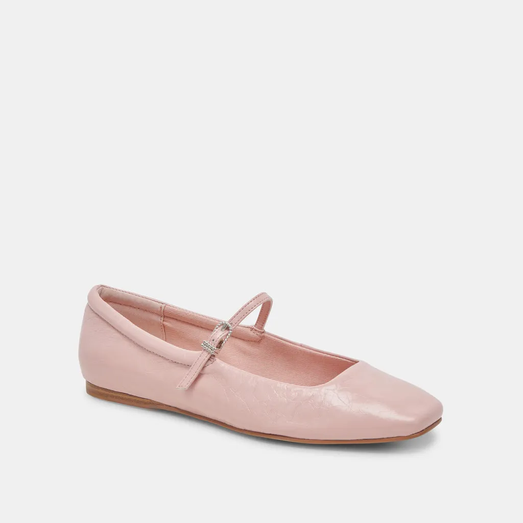 REYES BALLET FLATS PINK CRINKLE PATENT– Dolce Vita 6974197858370