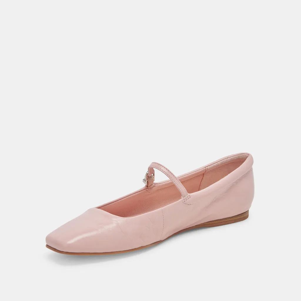 REYES BALLET FLATS PINK CRINKLE PATENT– Dolce Vita 6974197858370