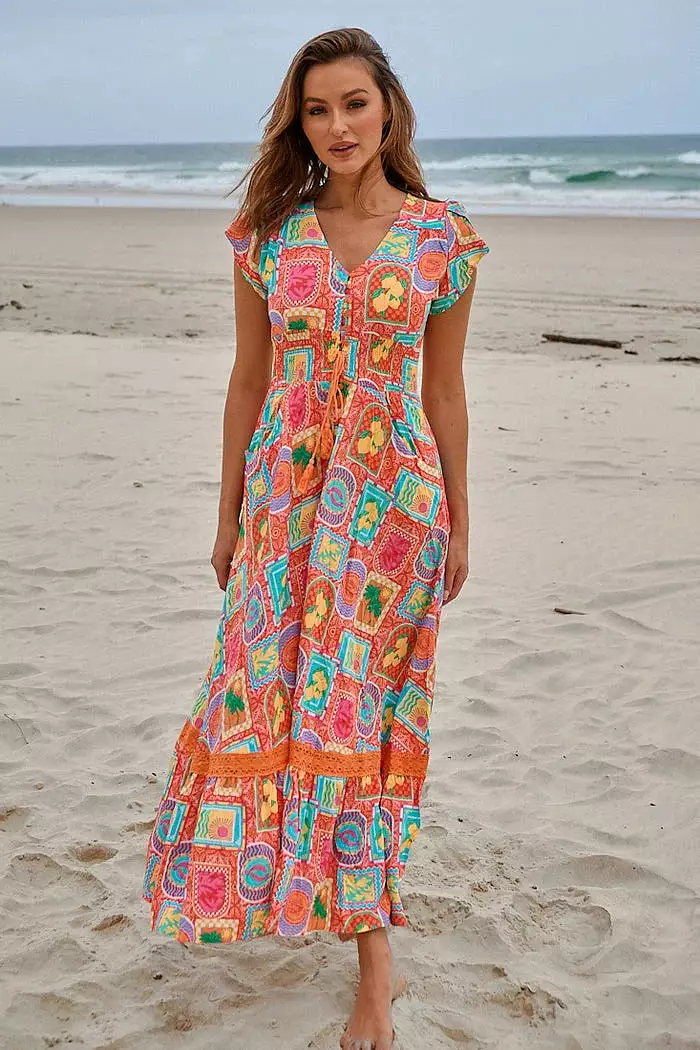 Romi Maxi Dress - Sicily Collecton