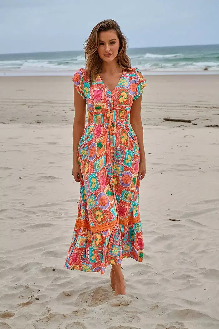 Romi Maxi Dress - Sicily Collecton