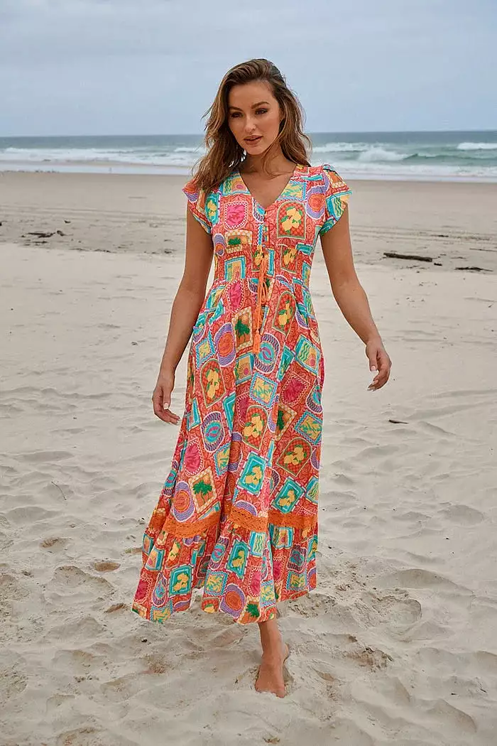 Romi Maxi Dress - Sicily Collecton