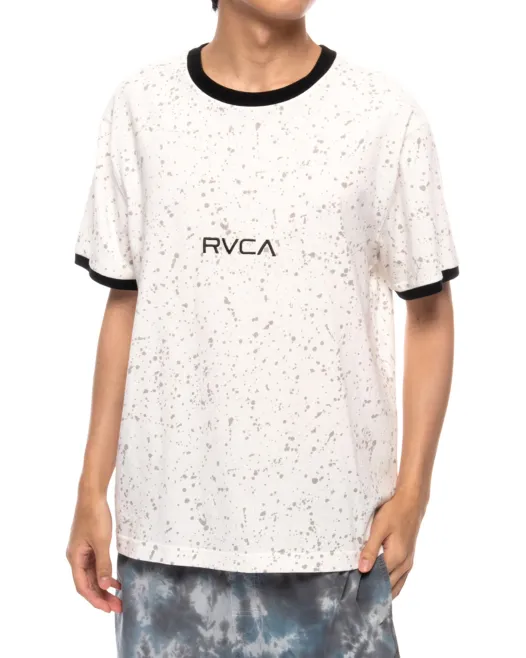 RVCA  |Plain Short Sleeves Logo T-Shirts