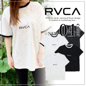 RVCA  |Plain Short Sleeves Logo T-Shirts