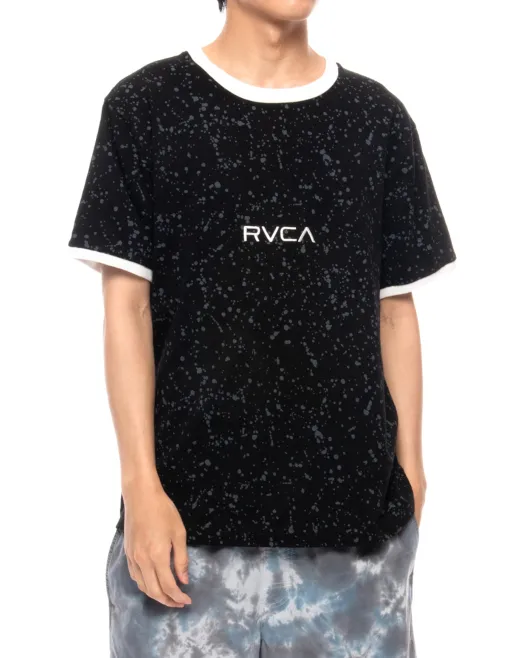 RVCA  |Plain Short Sleeves Logo T-Shirts