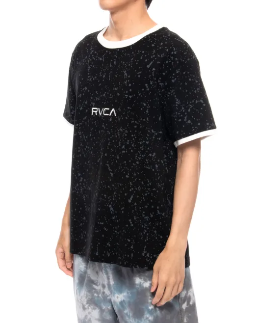 RVCA  |Plain Short Sleeves Logo T-Shirts