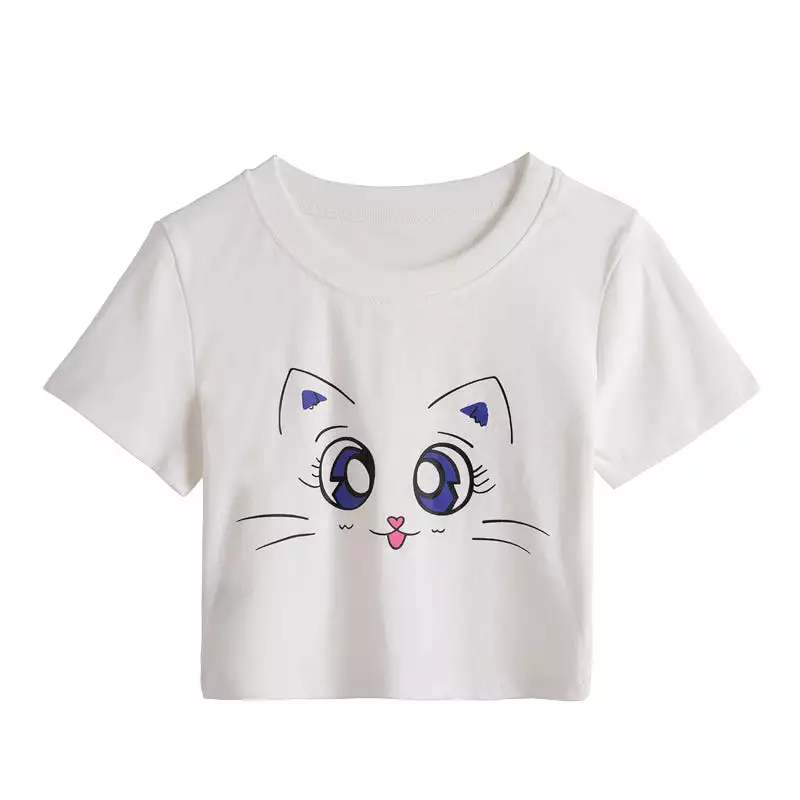 Sailor Moon Cute Crop Top T shirt AD210186