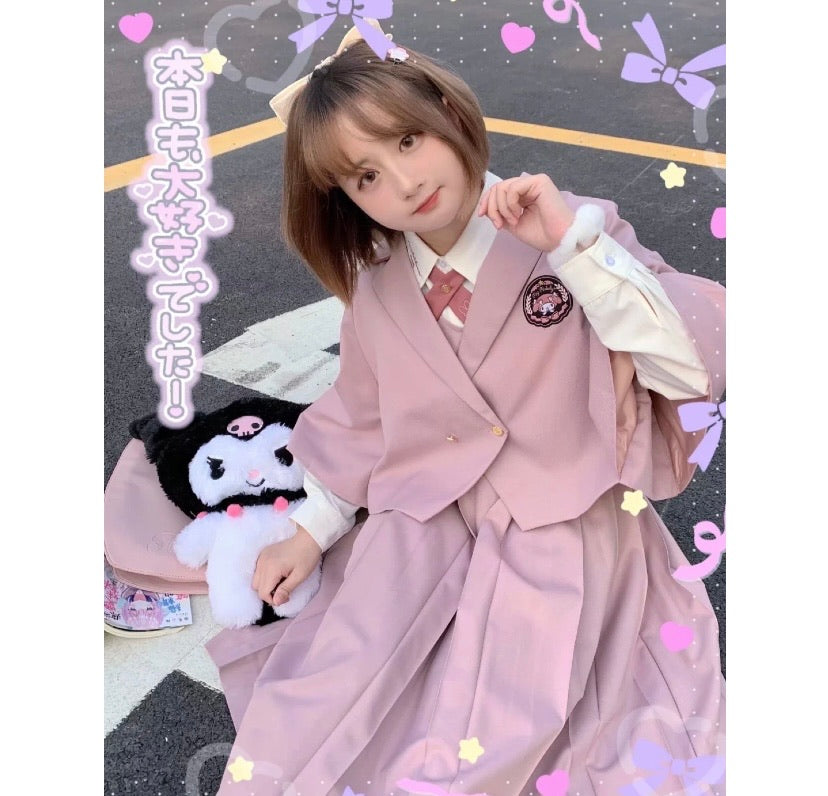 Sanrio collaboration cape / jumper skirt dress