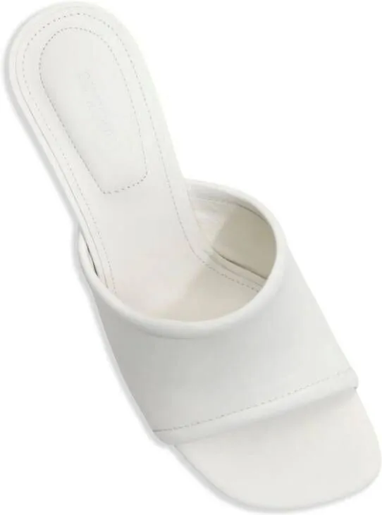 Simkhai Winston 80mm leather mules White