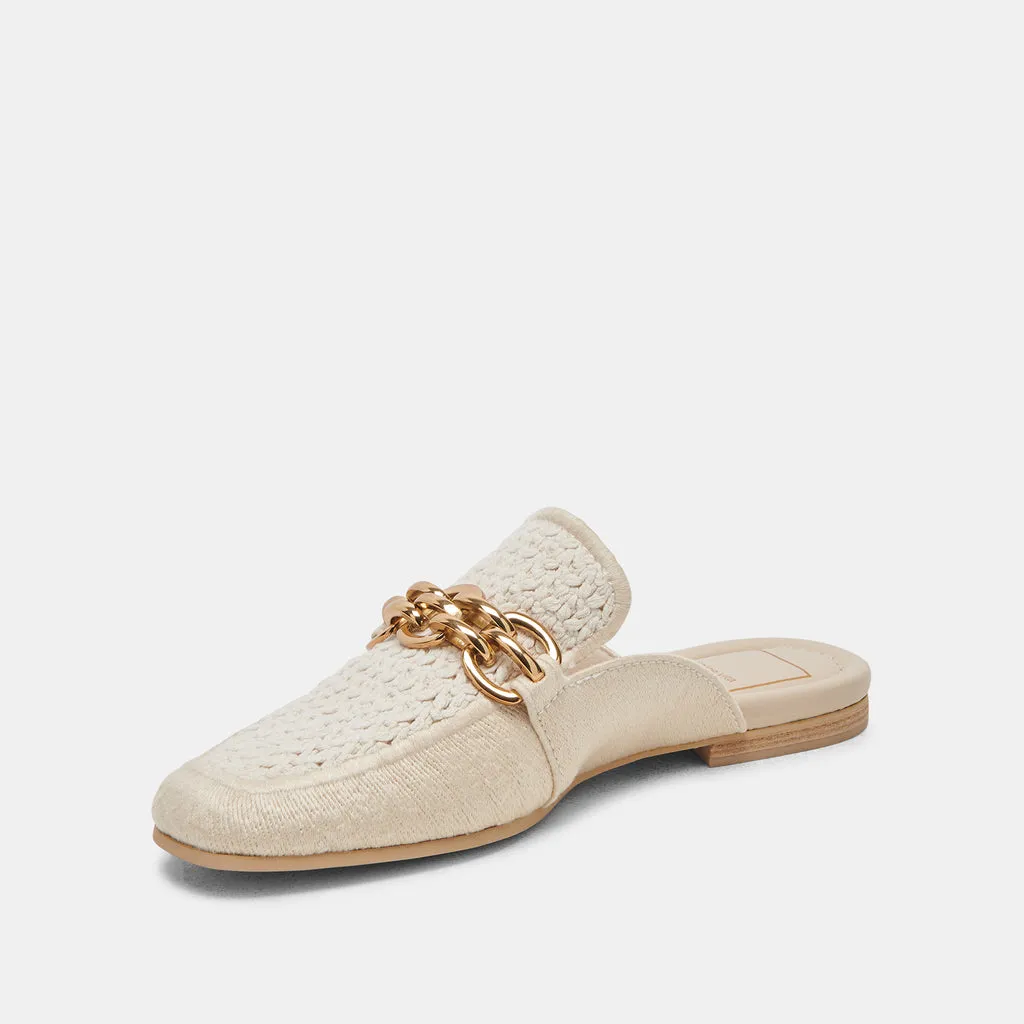 SOLINA FLATS IVORY WOVEN– Dolce Vita 6971241889858