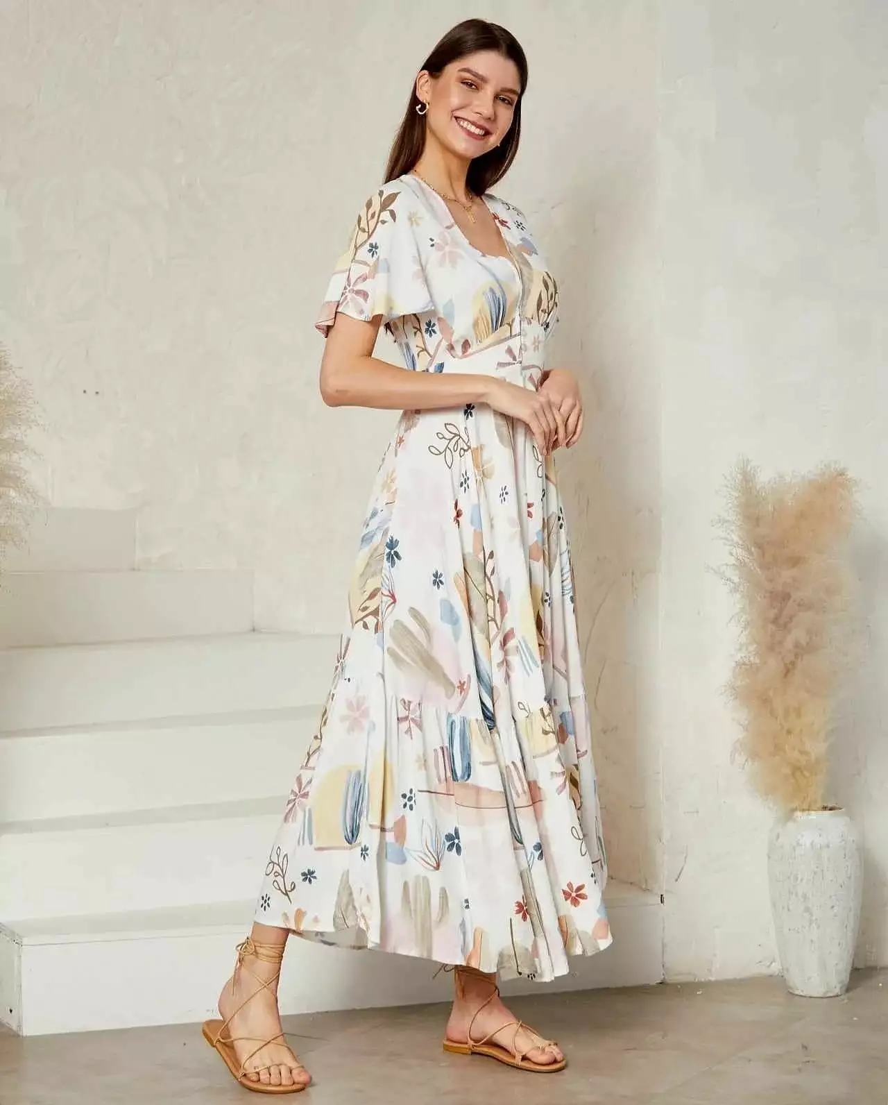 Stacey Maxi Dress - Desert Dreams